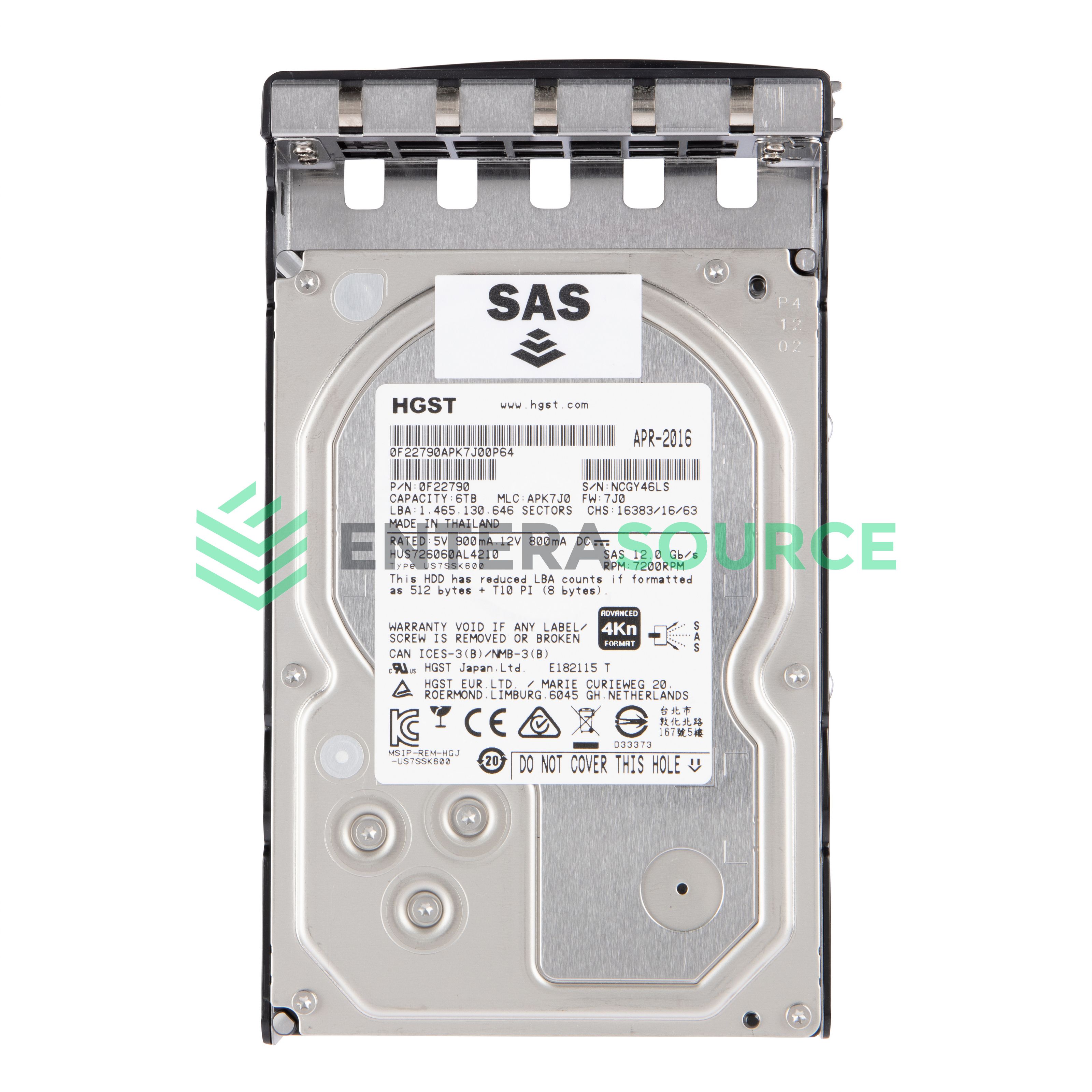 HPE Nimble SP-HDD-6TB 6TB SAS Hard Drive