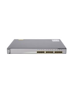 Cisco Catalyst WS-C3750G-12S-E 3750 Series 12 Port 1Gb SFP Managed L3 Switch Front View